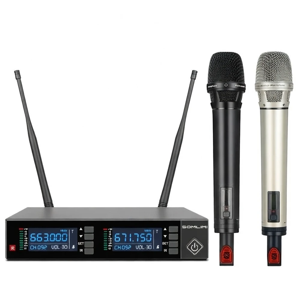 Harmonai SOM-5202 UHF Wireless Microphone image 1