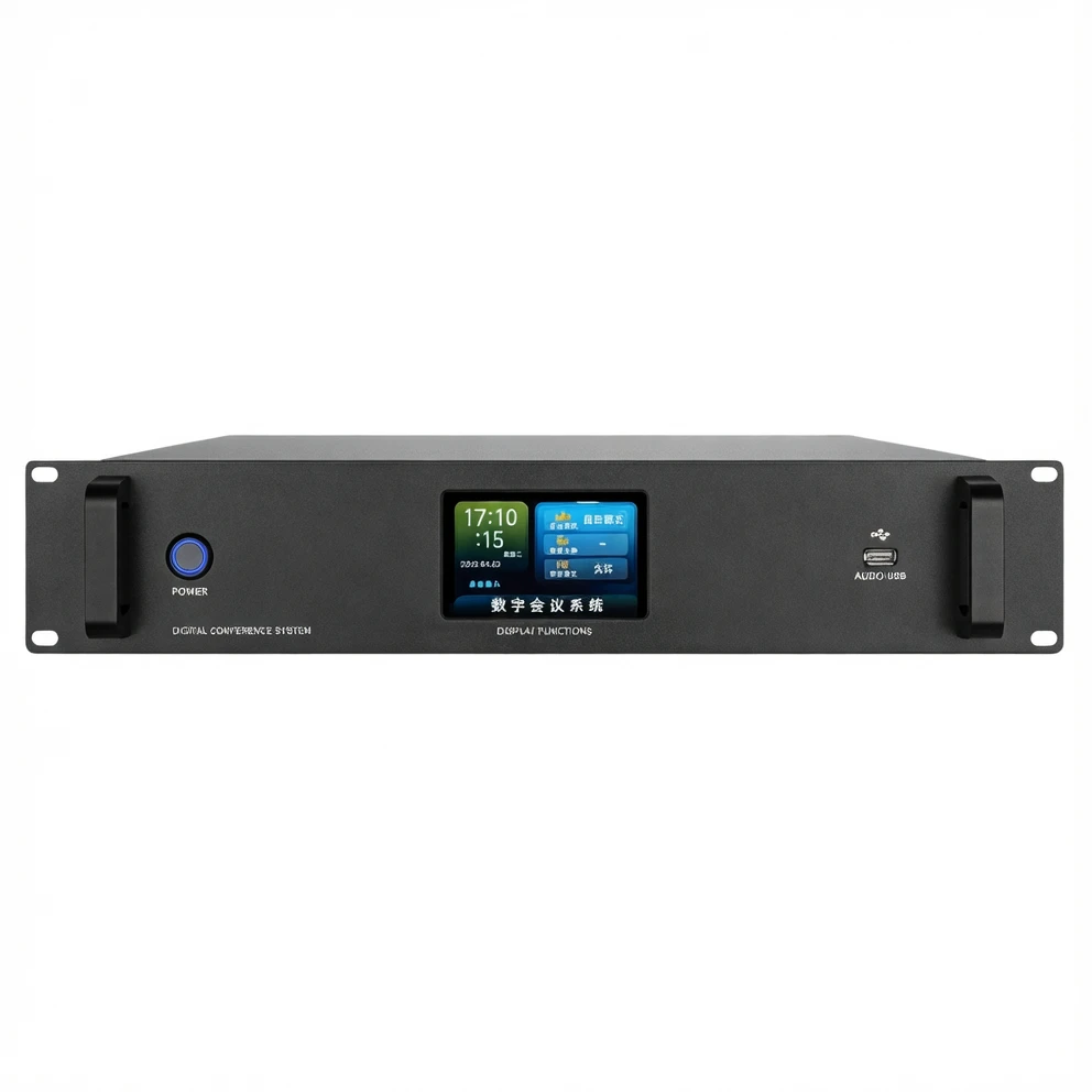 Harmonai GS-880 Wired Daisy-Chain Conference System Main Unit with Voting image 1