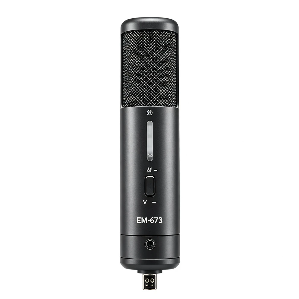 Harmonai EM-673 Hyper-cardioid Interview Microphone — Professional ENG/EFP Broadcast Mic