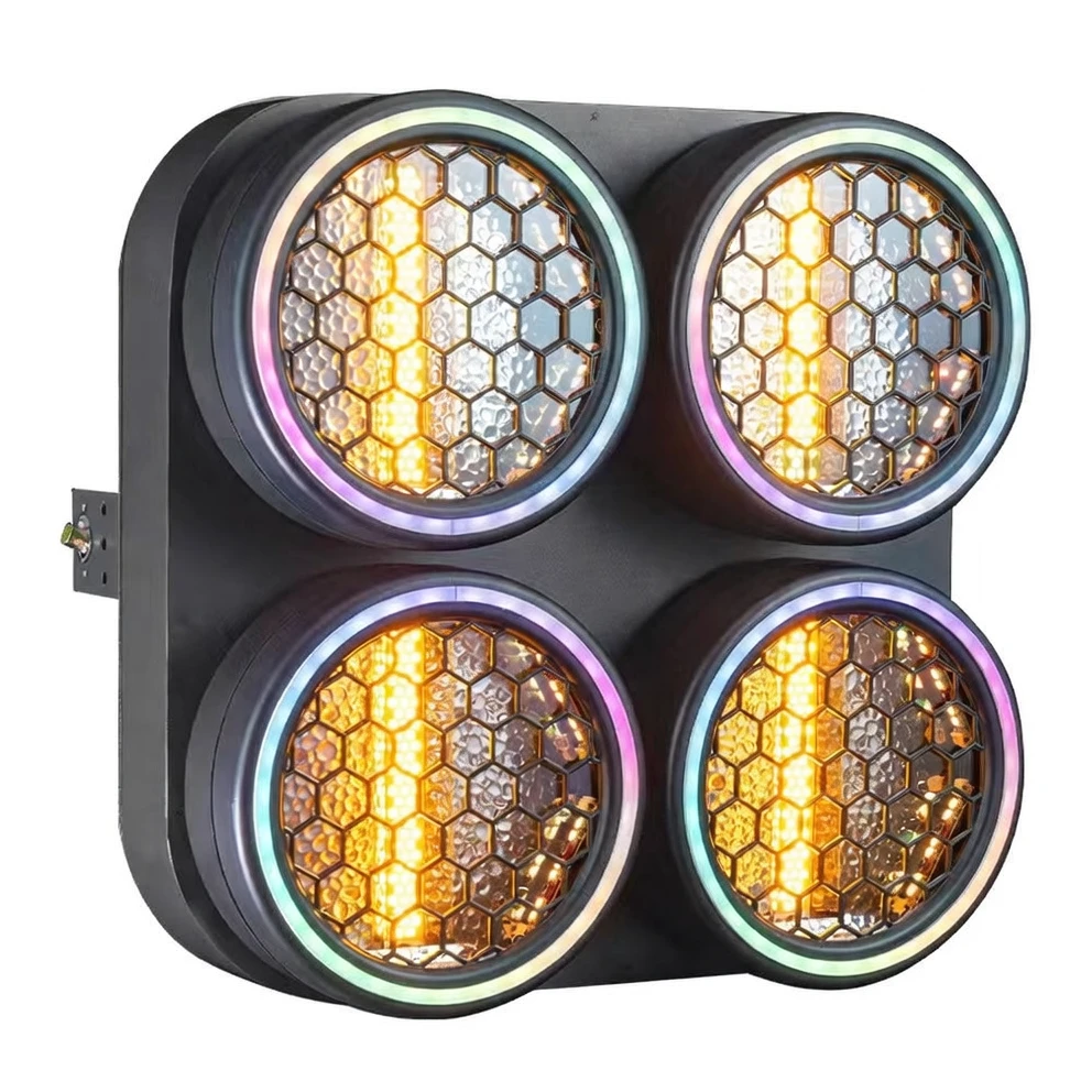Harmonai QY-FC04 Four-Eye Retro Light — 250W RGBW Full-Color Stage & Atmosphere Light