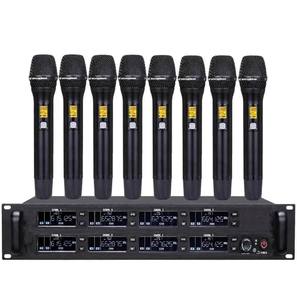 Harmonai F1008 One-to-Eight Wireless Microphone System image 1