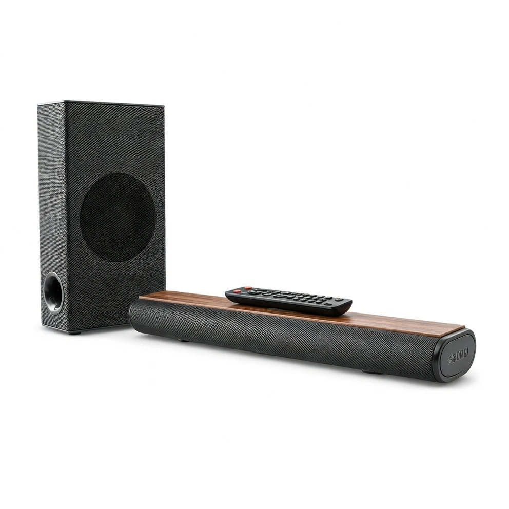 Mybestsound SE04PD 2.1声道蓝牙Soundbar音响 — 80W大功率 有线低音炮 家庭影院级音质