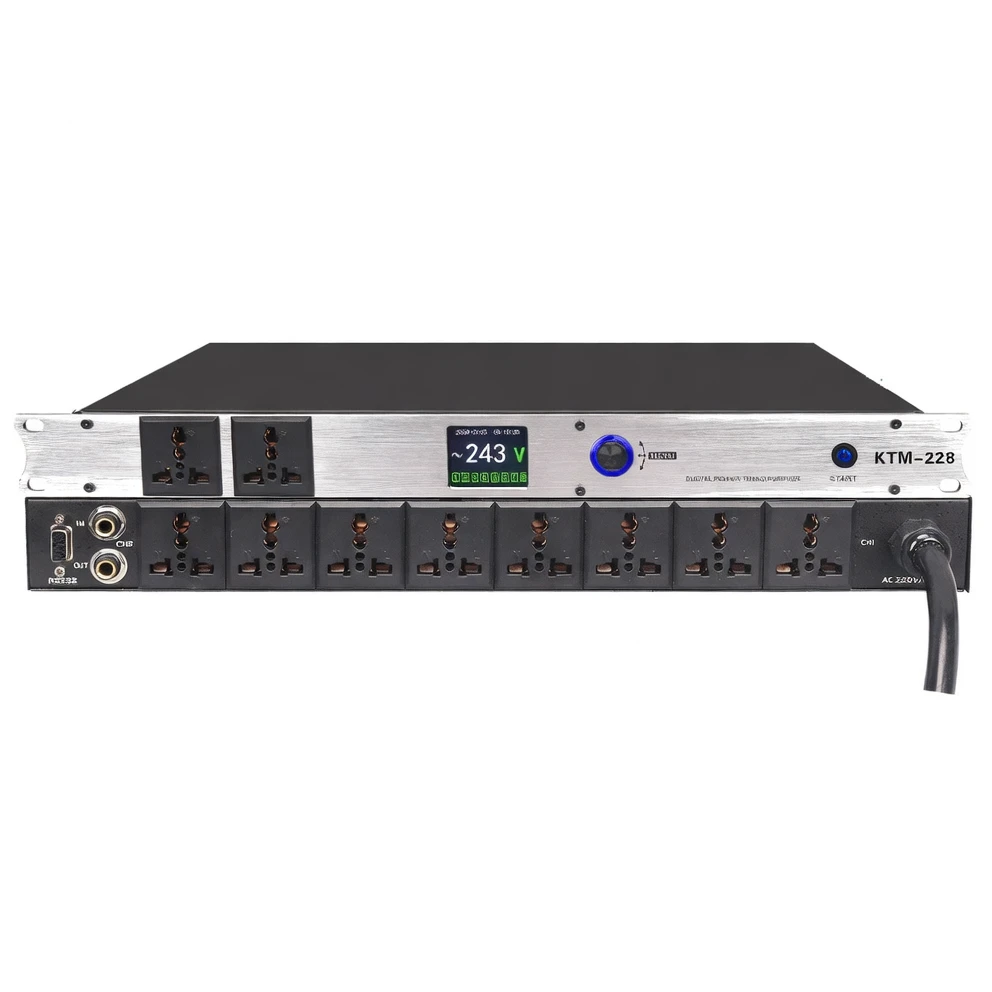 Harmonai KTM-228 10-Channel 30A Smart Power Sequencer with Color Display