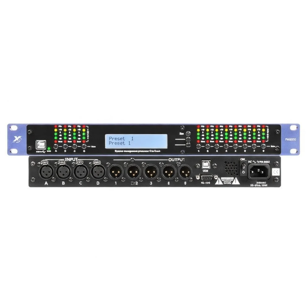 PA8000 4-in/8-out Digital Audio Processor — Professional Audio Signal Management Hub