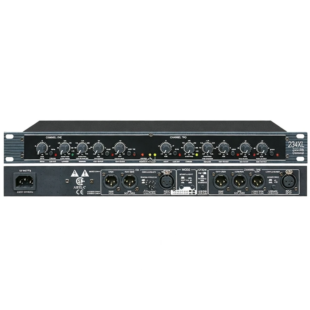 Harmonai D234XL Professional Stereo 24-Octave Electronic Crossover