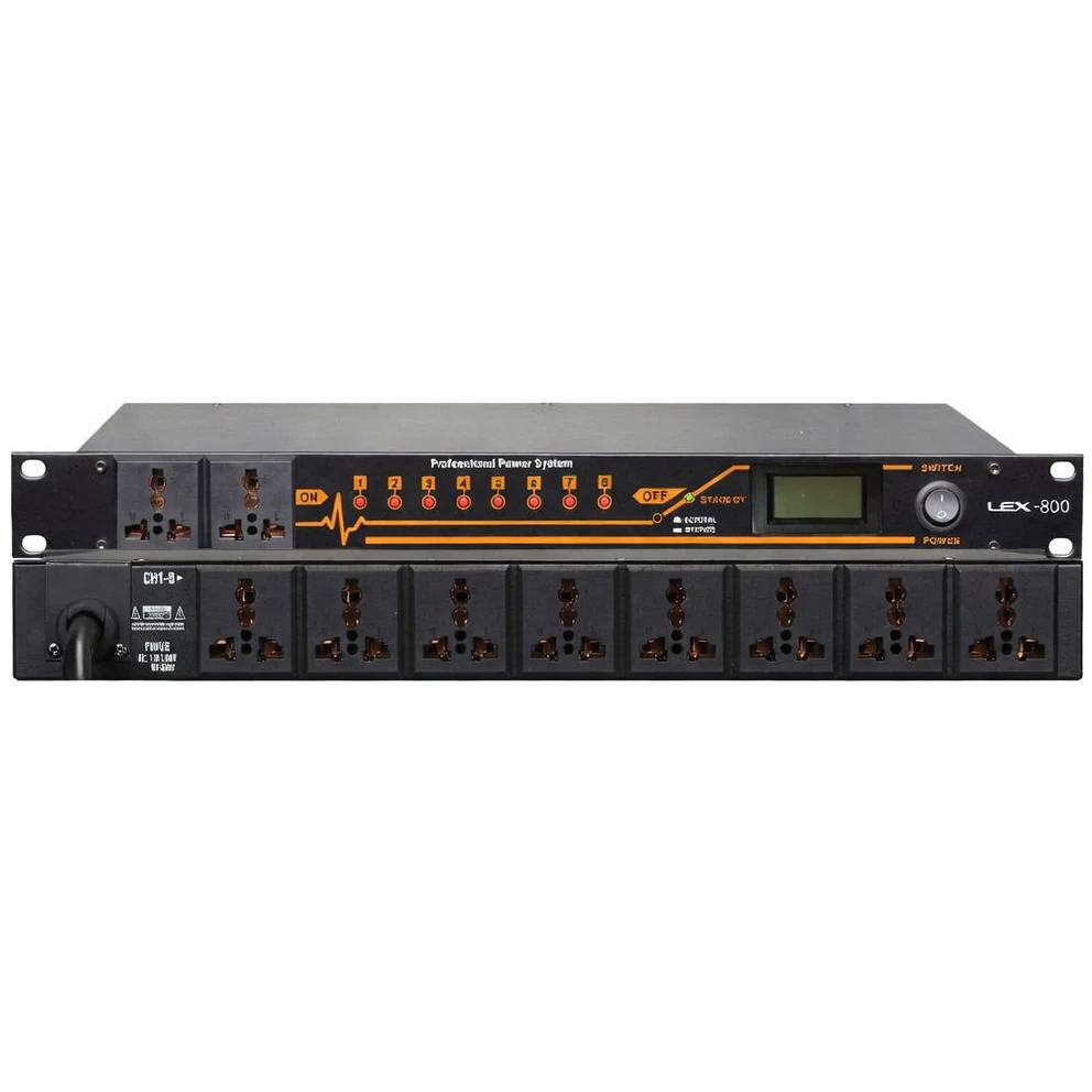 Harmonai LEX-800 10路30A多功能带屏时序器
