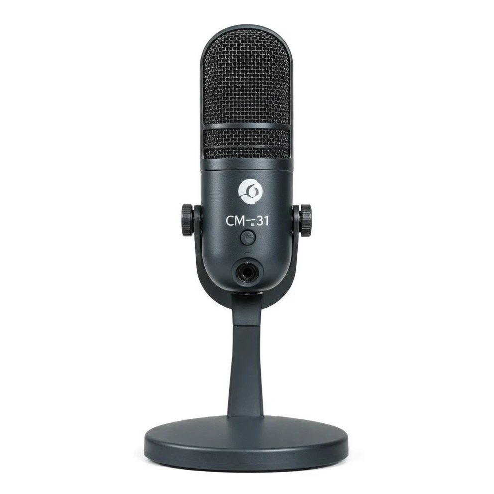 Harmonai CM-31 Professional Broadcast Microphone — Interchangeable Capsule, Back-Electret Condenser