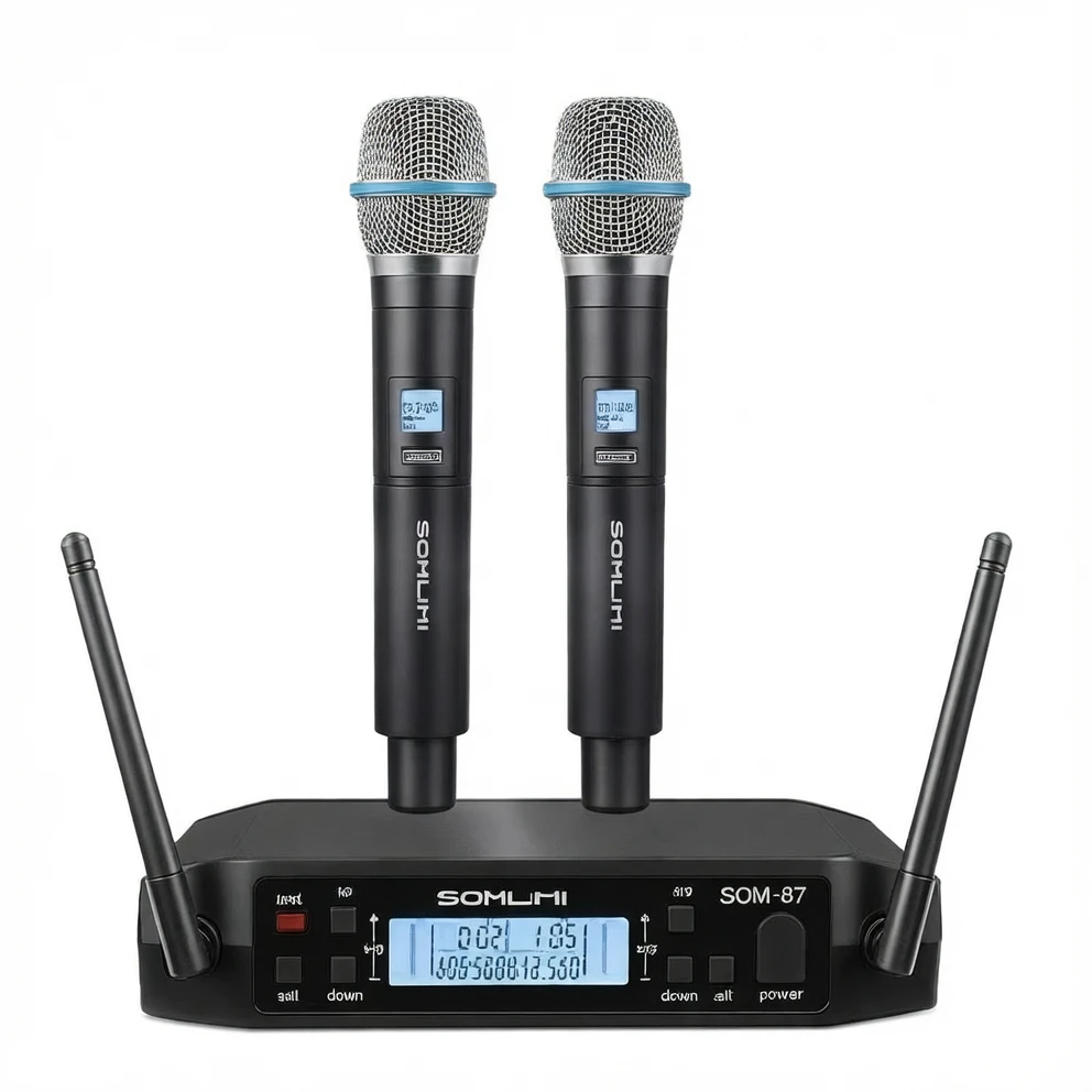 Harmonai SOM-87 UHF Wireless Handheld Microphone image 1
