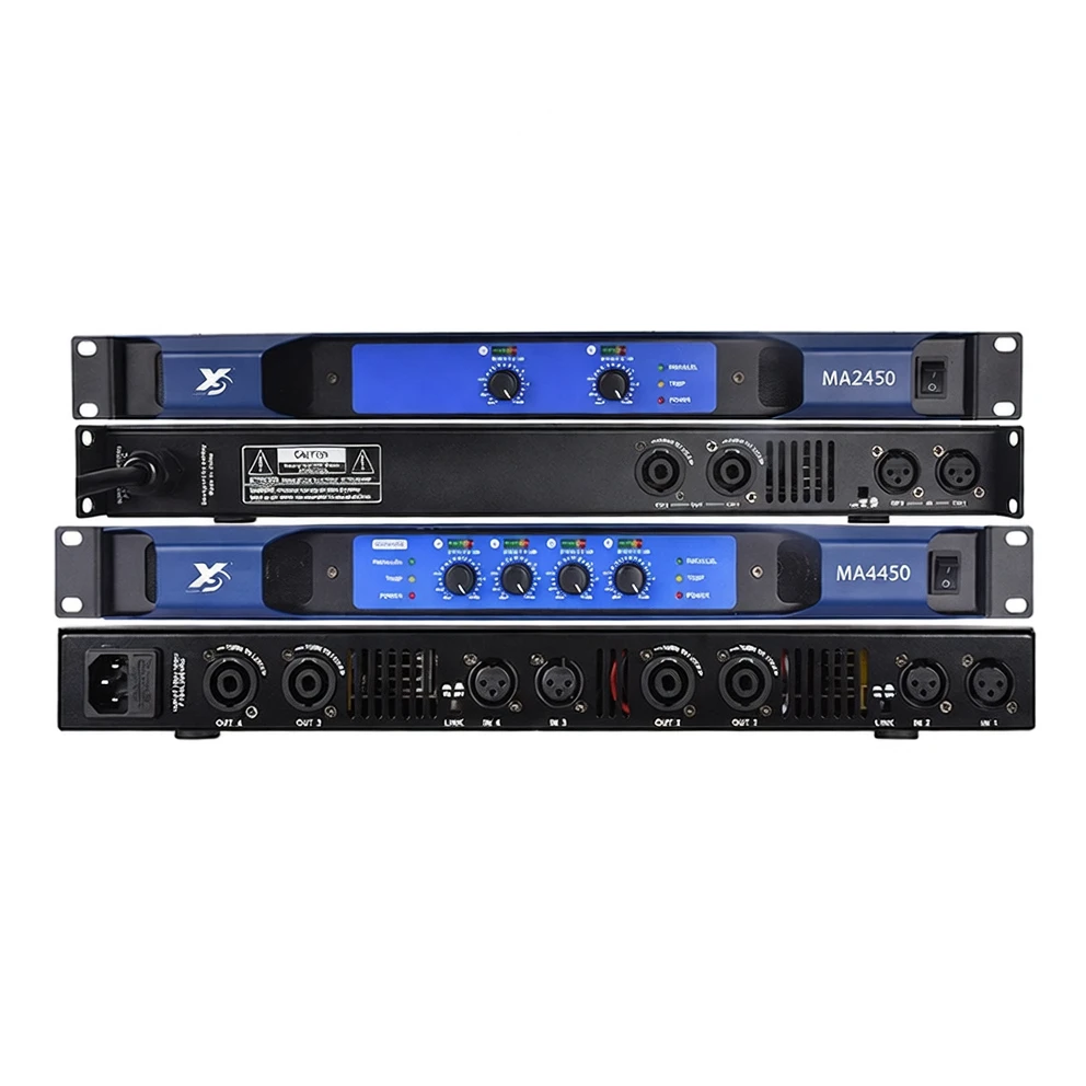 Harmonai MA Series 1U Professional Power Amplifier — High SNR • Pure Power • Stable Performance