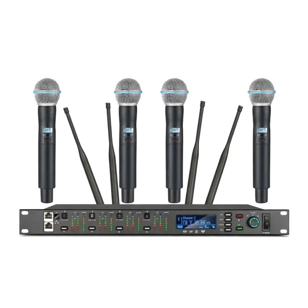 Harmonai ACT-750 Quad Wireless Microphone System image 1