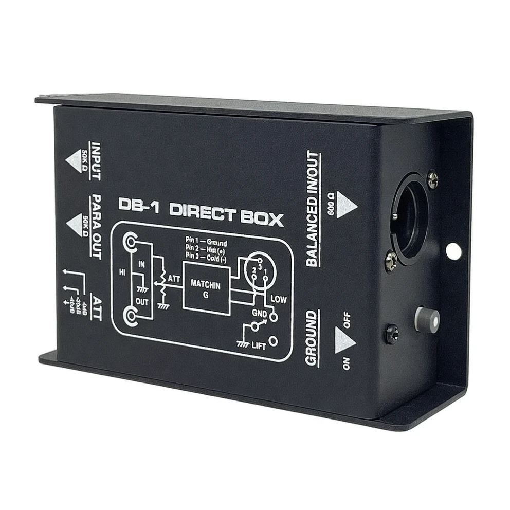 Harmonai DB1 Single-Channel Instrument DI Box image 1