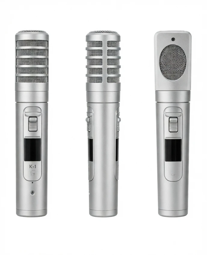 K1 Professional Broadcast Microphone — Harmonai Pen-Style Condenser Mic