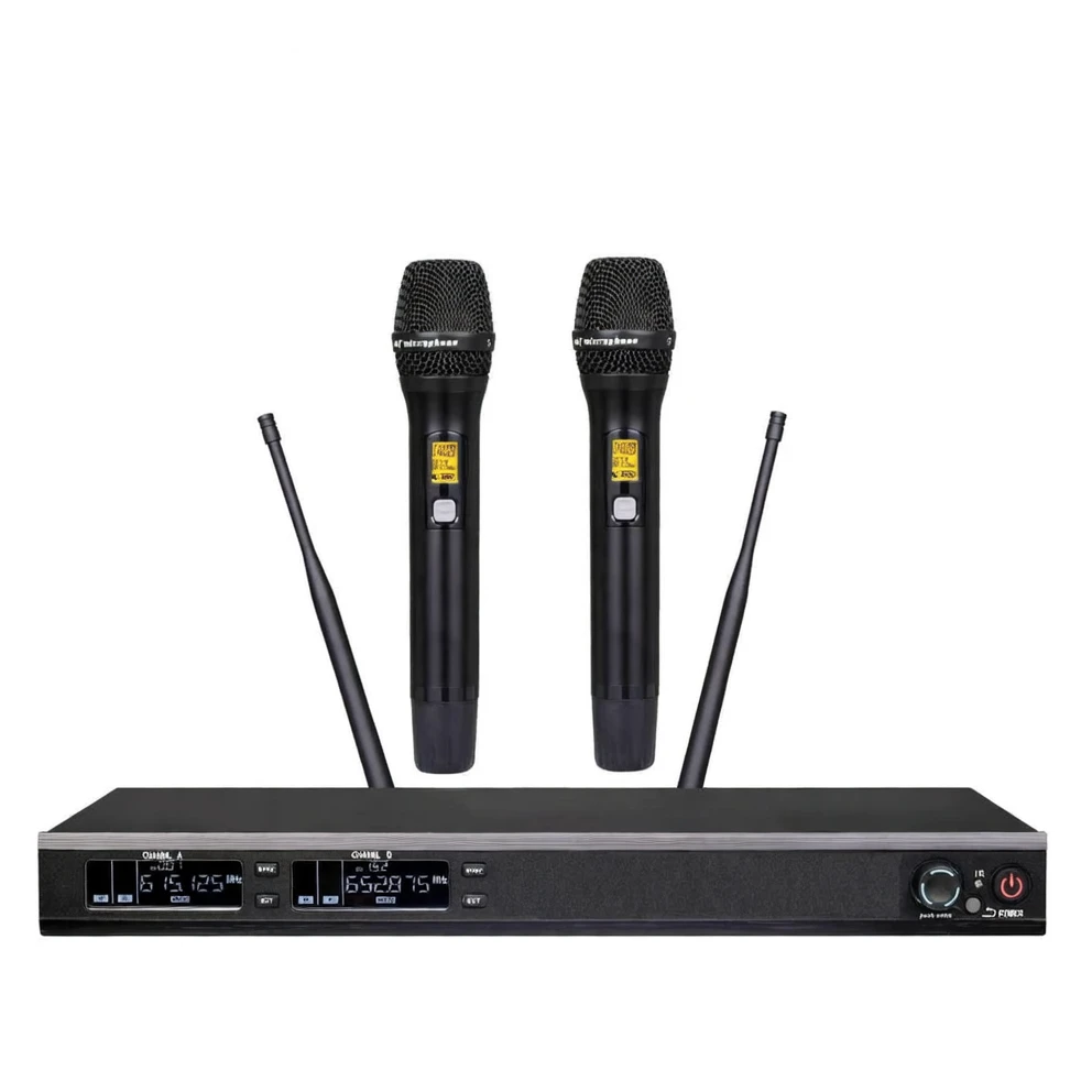 Harmonai F1002 Dual-Channel True Diversity Wireless Microphone System product image