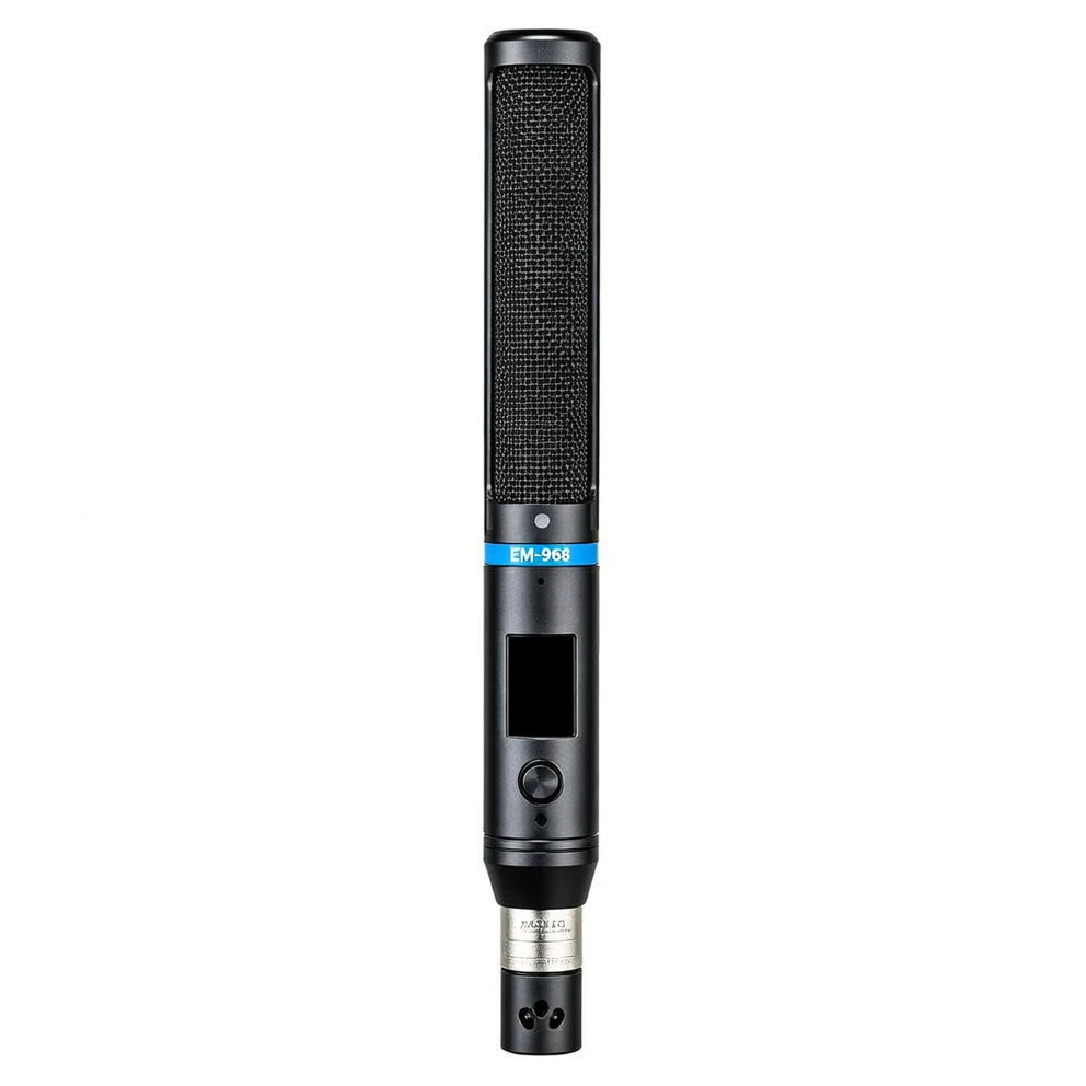 Harmonai EM-968 Hyper-cardioid Professional Interview Microphone — Broadcast-grade High-sensitivity Condenser Mic