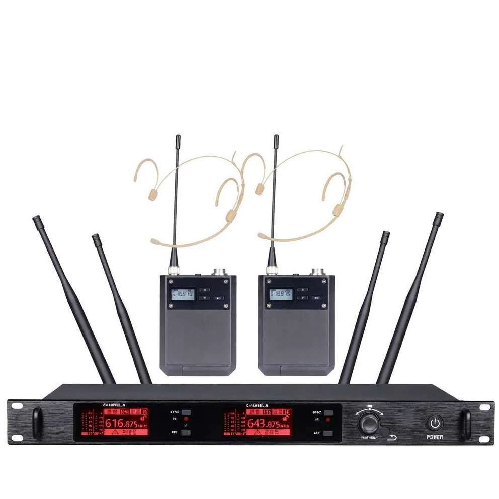 Harmonai W-6700 True Diversity Wireless Microphone System image 1