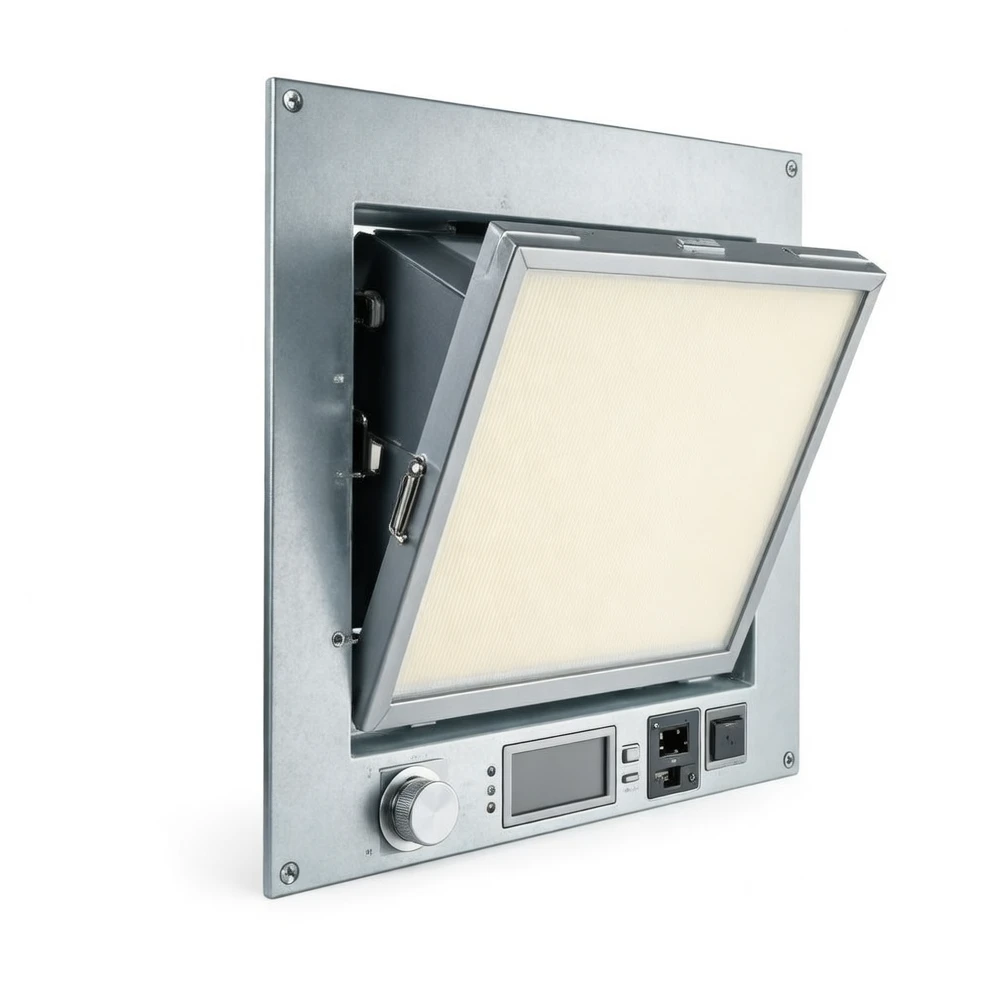 Harmonai QY-DS900 200W Motorized Tri-Color LED Panel Light image 1