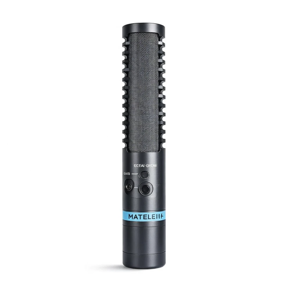 Harmonai EM-865 Hypercardioid Interview Microphone — Professional Broadcast-Grade Back Electret Condenser Mic