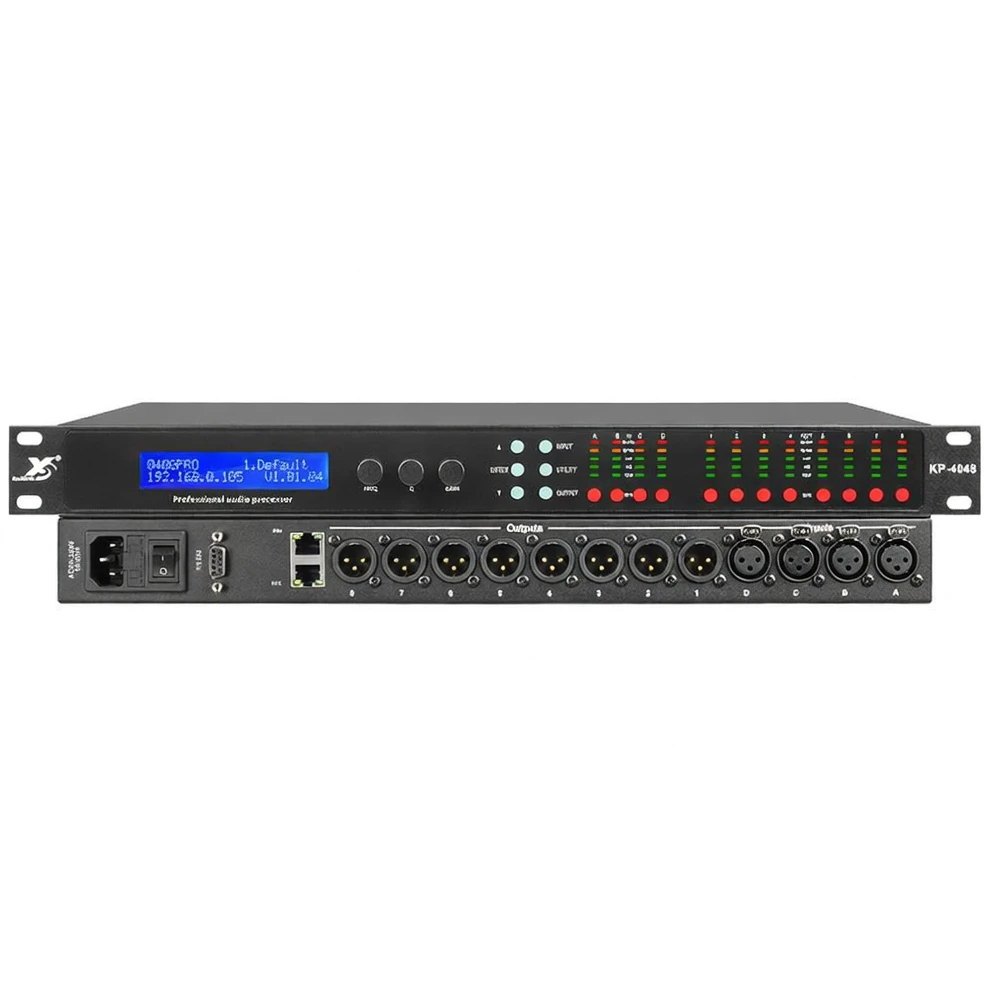 DP4080 专业数字音频处理器 — FIR滤波 + AES输入输出,精准扬声器管理