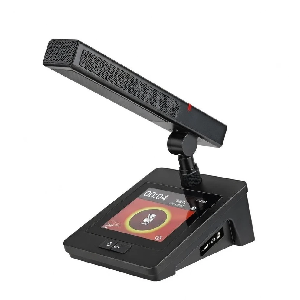 Harmonai GS-880C/GS-880D Wired Touchscreen Conference Unit with Voting (Short Stem) image 1