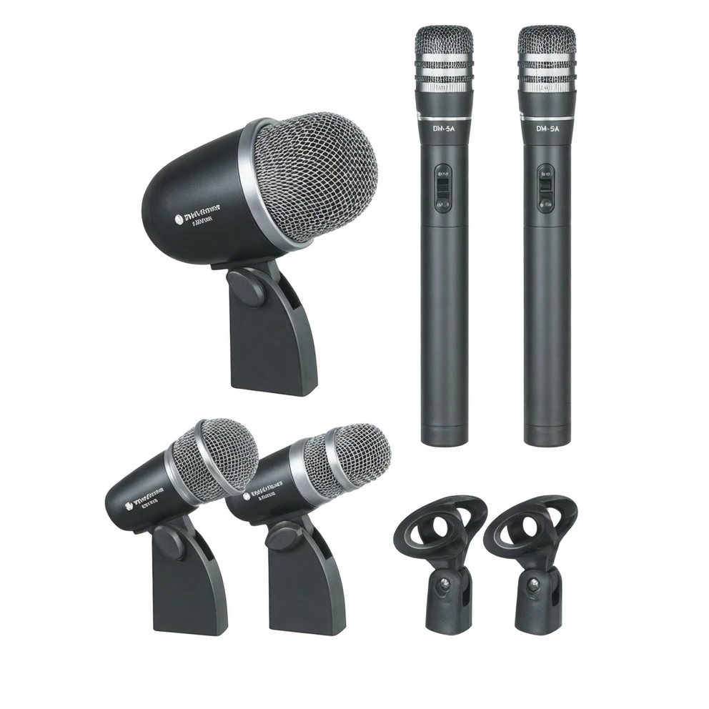 Harmonai DM-5A Professional Drum Microphone Set