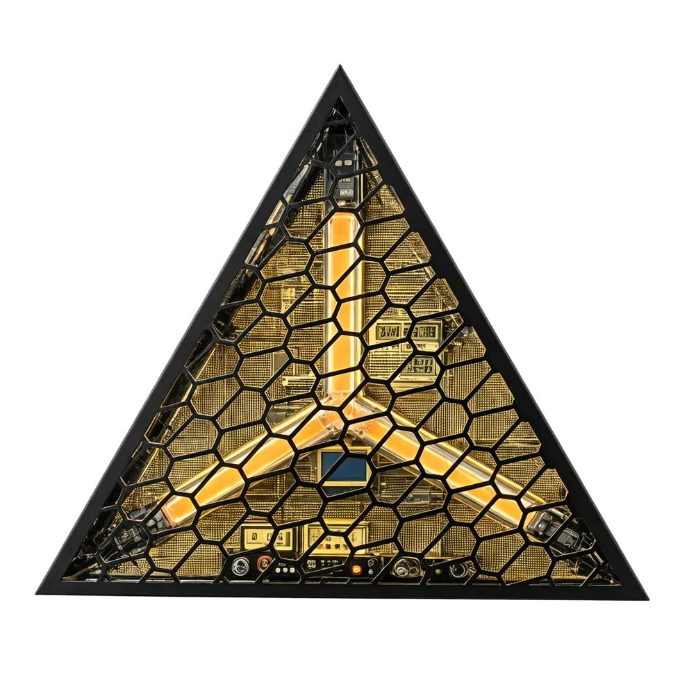 Harmonai Tri-Star Mercedes-Style Retro Effect Light image 1