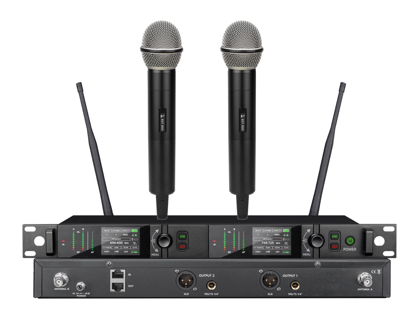 KR-780 Dual-Channel Digital Wireless Microphone System image 1